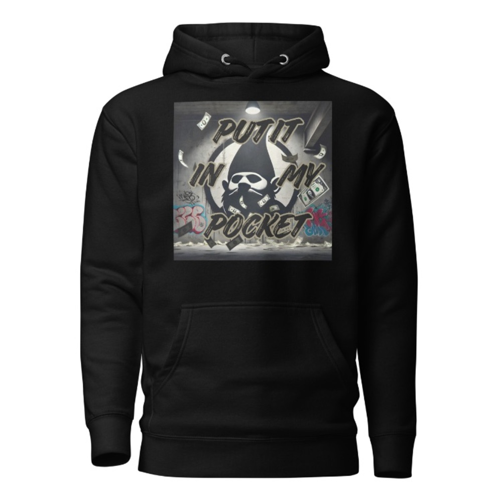 Gnome Silhouette P.I.M.P – “Put-It In My Pocket” Hoodie